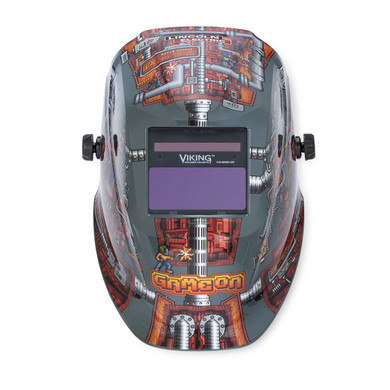 Lincoln Electric K5562-3 Viking 1740 Auto Darkening Welding Helmet, GAME-ON
